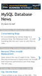 Mobile Screenshot of mysqldbnews.blogspot.com