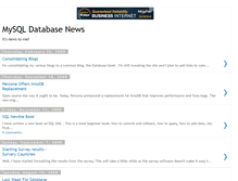 Tablet Screenshot of mysqldbnews.blogspot.com