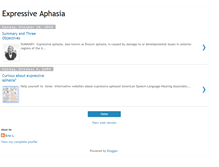Tablet Screenshot of aphasiaerinl.blogspot.com