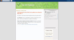 Desktop Screenshot of my-co2-footprint.blogspot.com