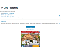 Tablet Screenshot of my-co2-footprint.blogspot.com