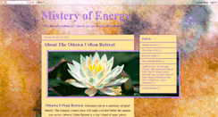 Desktop Screenshot of mysteryofenergy.blogspot.com