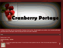 Tablet Screenshot of cranberryportage.blogspot.com