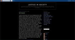 Desktop Screenshot of justiceinsociety.blogspot.com