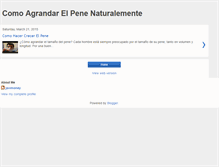 Tablet Screenshot of comoagrandar-el-pene.blogspot.com