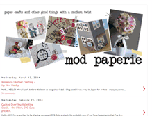 Tablet Screenshot of modpaperie.blogspot.com