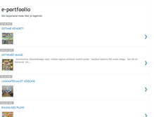 Tablet Screenshot of e-portfoolio.blogspot.com