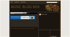 Desktop Screenshot of musicblogbox.blogspot.com