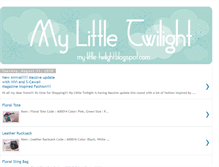 Tablet Screenshot of my-little-twilight.blogspot.com