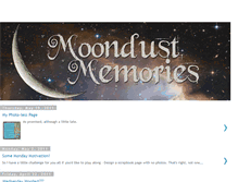 Tablet Screenshot of moondustmemories.blogspot.com