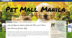 Desktop Screenshot of petmallmanila.blogspot.com