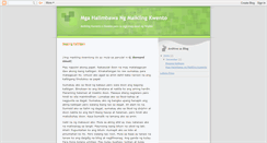 Desktop Screenshot of halimbawangmaiklingkwento.blogspot.com