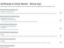 Tablet Screenshot of mentor-drewellyn.blogspot.com