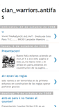 Mobile Screenshot of clan-warriors-antifas.blogspot.com
