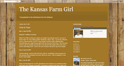 Desktop Screenshot of farmgirlfromkansas.blogspot.com