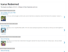 Tablet Screenshot of icarusredeemed.blogspot.com
