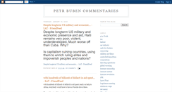 Desktop Screenshot of petrbubencommentaries.blogspot.com