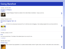 Tablet Screenshot of goingbarefoot.blogspot.com