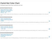 Tablet Screenshot of clairol-hair-color-chart.blogspot.com