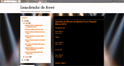 Desktop Screenshot of leandrinhodoforro.blogspot.com