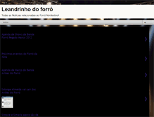 Tablet Screenshot of leandrinhodoforro.blogspot.com