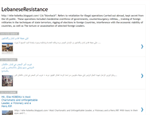 Tablet Screenshot of lebaneseresistance.blogspot.com