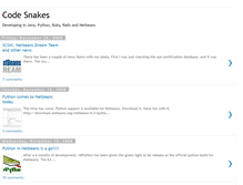 Tablet Screenshot of codesnakes.blogspot.com