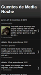 Mobile Screenshot of cuentodemedianoche.blogspot.com