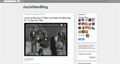 Desktop Screenshot of jazzvideoblog.blogspot.com