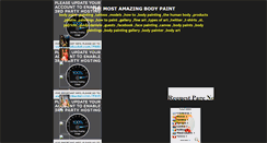 Desktop Screenshot of amazingbodypaint09.blogspot.com