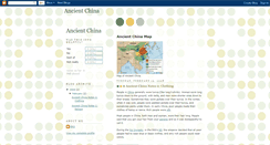 Desktop Screenshot of ancientchinanotes.blogspot.com