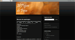 Desktop Screenshot of elpapeodepepa.blogspot.com