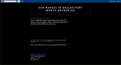 Desktop Screenshot of gunrangesdallasfortworth.blogspot.com