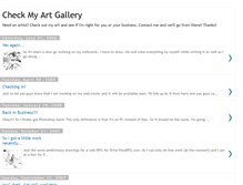 Tablet Screenshot of checkmyart.blogspot.com