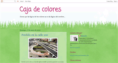 Desktop Screenshot of caja-colores.blogspot.com