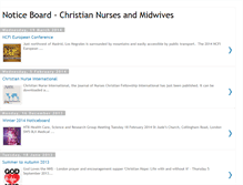 Tablet Screenshot of christian-nurses-and-midwives-notices.blogspot.com