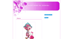 Desktop Screenshot of cantinhoda-debora.blogspot.com