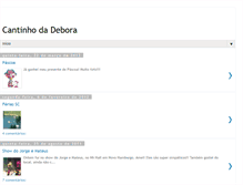 Tablet Screenshot of cantinhoda-debora.blogspot.com