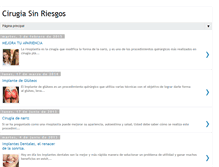 Tablet Screenshot of cirugiasinriesgos.blogspot.com