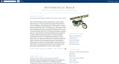 Desktop Screenshot of motorcyclemack.blogspot.com