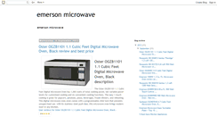 Desktop Screenshot of emersonmicrowavereview.blogspot.com