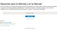 Tablet Screenshot of educacion-para-la-libertad.blogspot.com