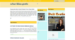 Desktop Screenshot of gratis-sebar-iklanmassal.blogspot.com