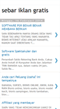 Mobile Screenshot of gratis-sebar-iklanmassal.blogspot.com