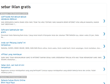 Tablet Screenshot of gratis-sebar-iklanmassal.blogspot.com