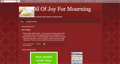 Desktop Screenshot of joyformourning.blogspot.com