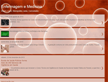 Tablet Screenshot of enfermagememedicina.blogspot.com