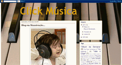 Desktop Screenshot of blogclickmusica.blogspot.com