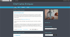 Desktop Screenshot of chefcarlosenriquez.blogspot.com