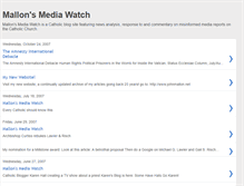 Tablet Screenshot of mallonsmedia.blogspot.com